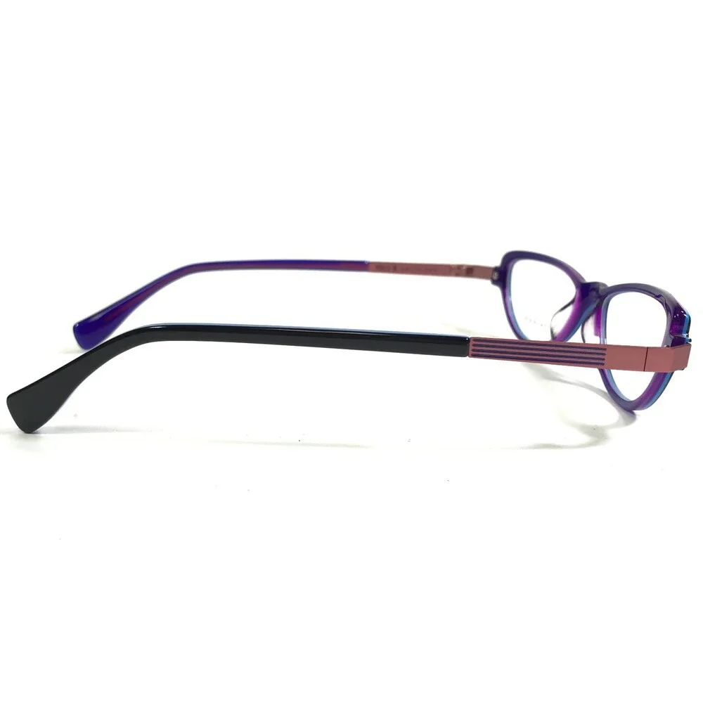 Yous Amsterdam Mod.1122 Col.203 Eyeglasses Frames Blue Purple Pink 49-15-140